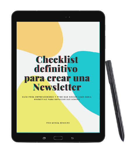 Checklist para crear una newsletter