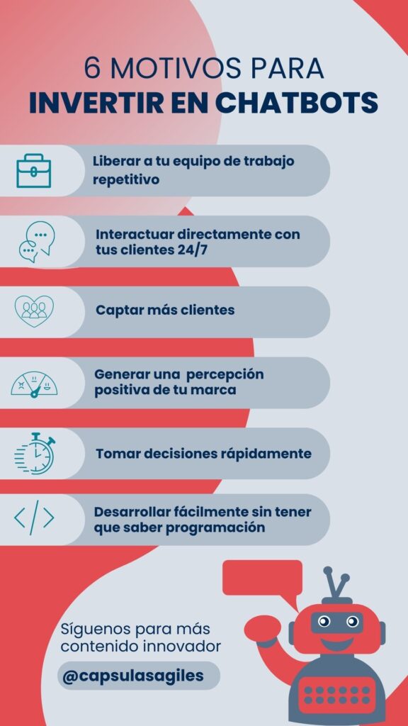 6 motivos para invertir en chatbots